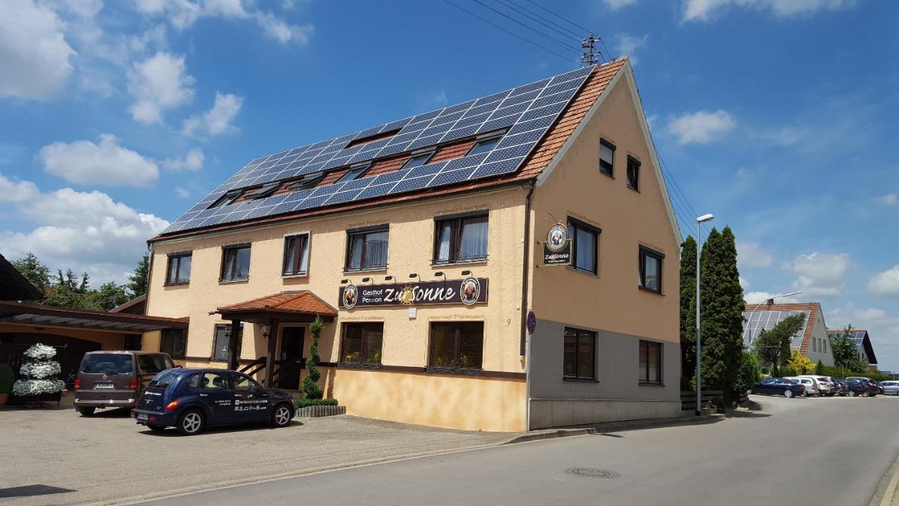 Landgasthof Zur Sonne Dillingen an der Donau Buitenkant foto